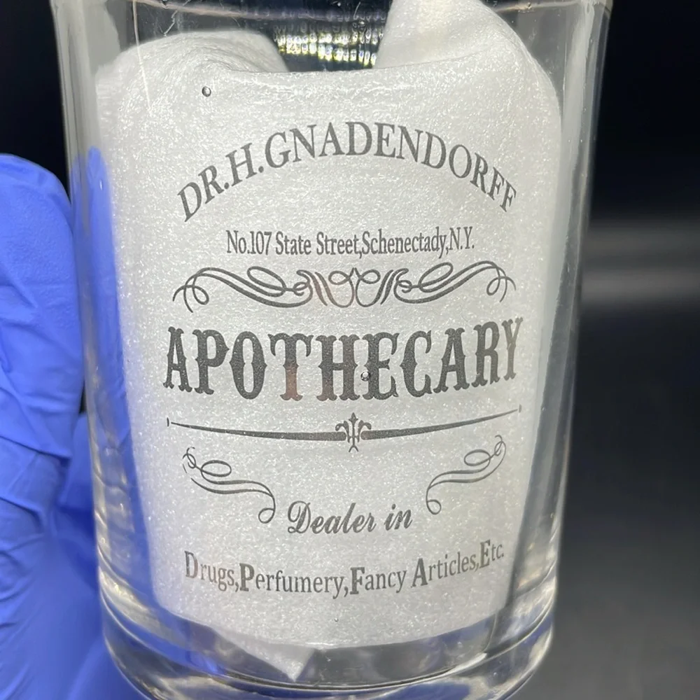 Hotel Balfour Apothecary glass pedestal tumbler
